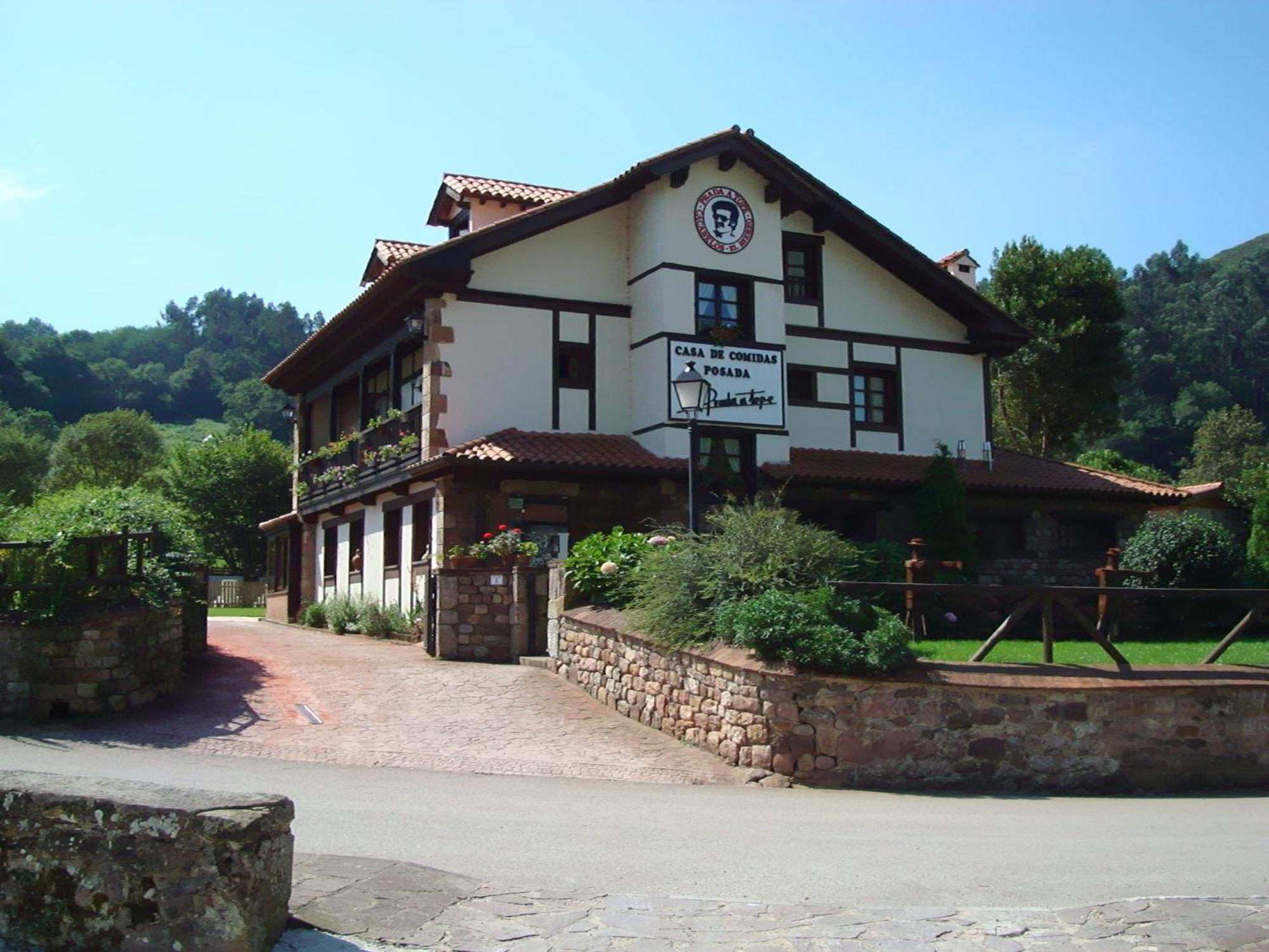 Posada Restaurante Prada A Tope Treceño Exteriör bild